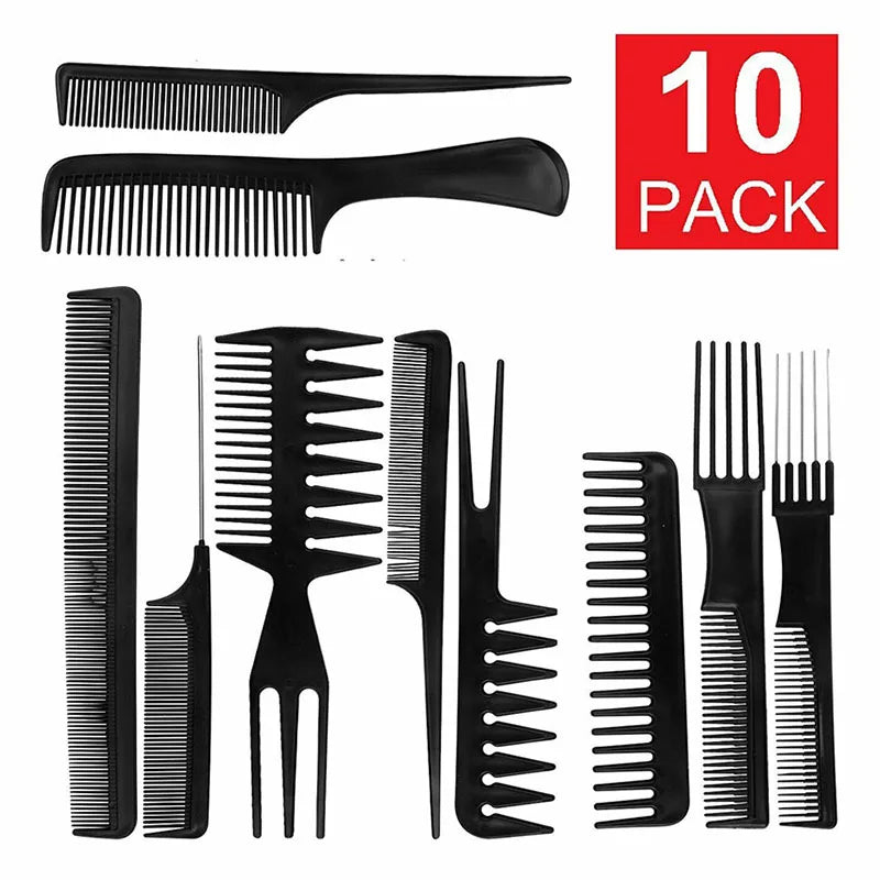 Stylist Anti-static Hairdressing Combs Multifunctional Hair Design Hair Detangler Comb Makeup Barber Haircare Styling Tool Set